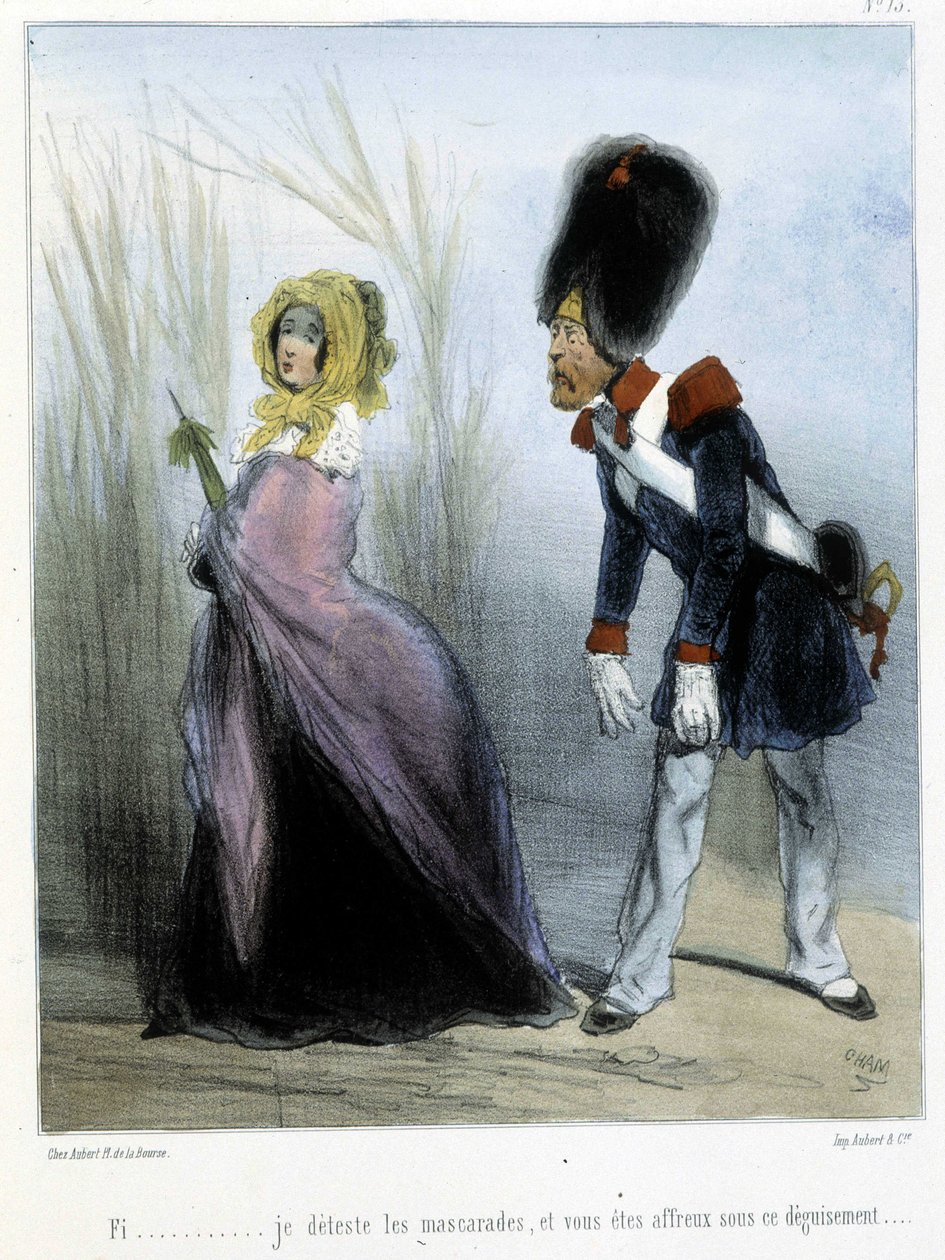 Karikatyr - i "" Madeleines"" av Cham, v.1870-1880 av Amédée de Noé