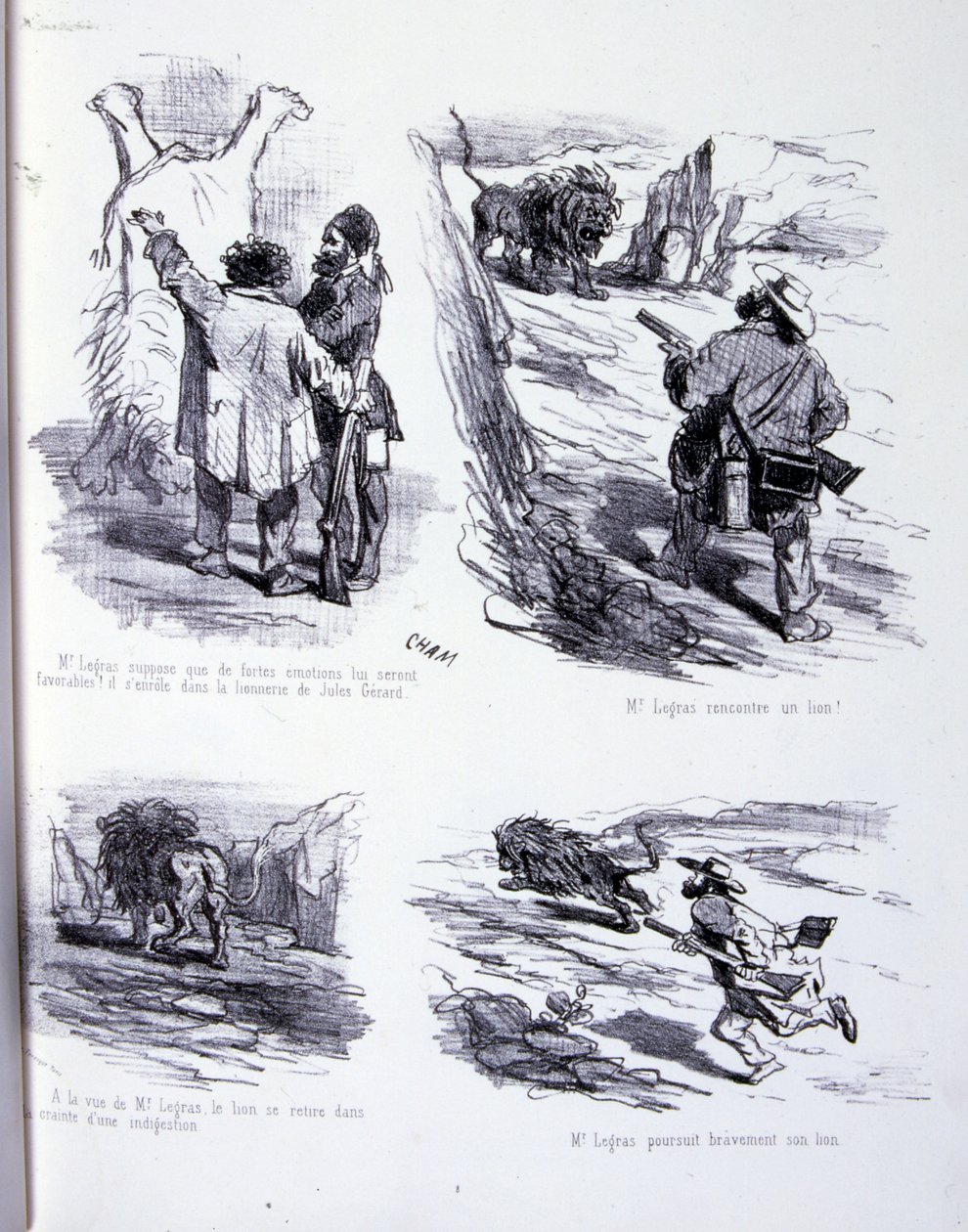 illustration för Konsten att göda och gå ner i vikt av Amédée de Noé