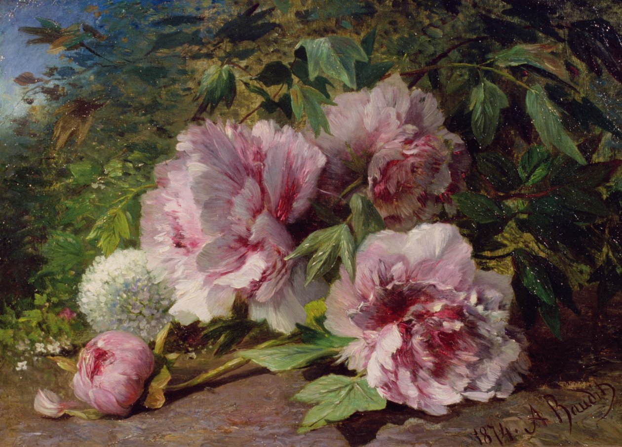 Studie av pioner, 1874 av Amedee Baudit