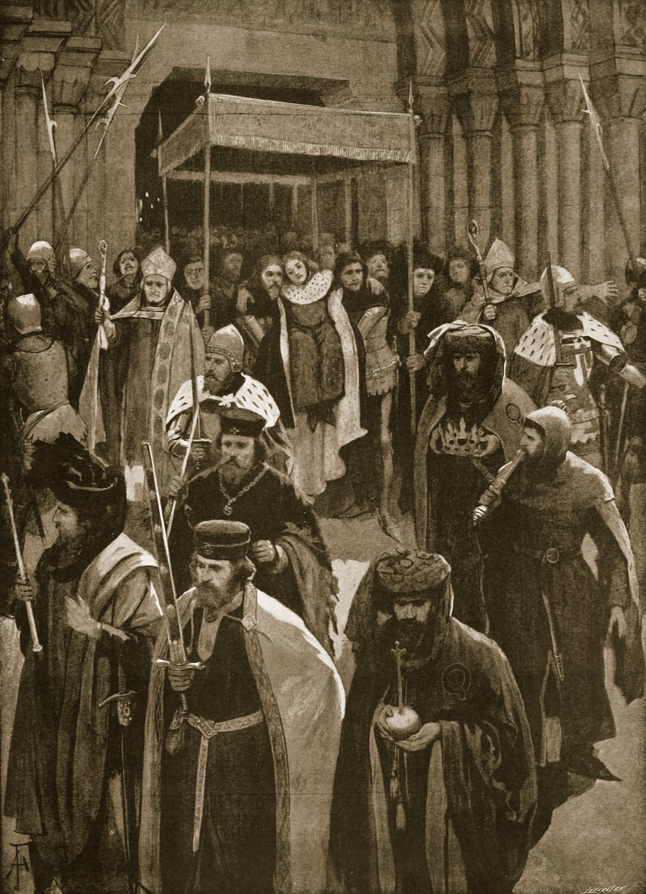Recess After the Coronation of Richard II, Vigil of St. Kenelm, 16 juli 1377, from 