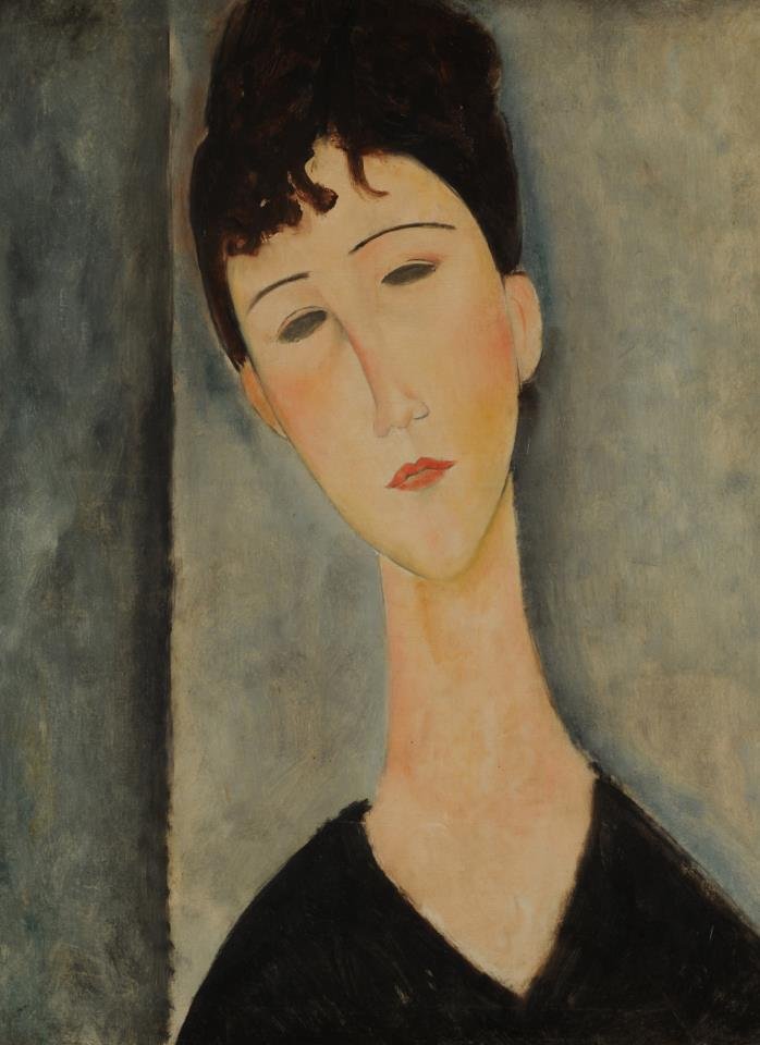  Figura de mujer av Amedeo Modigliani