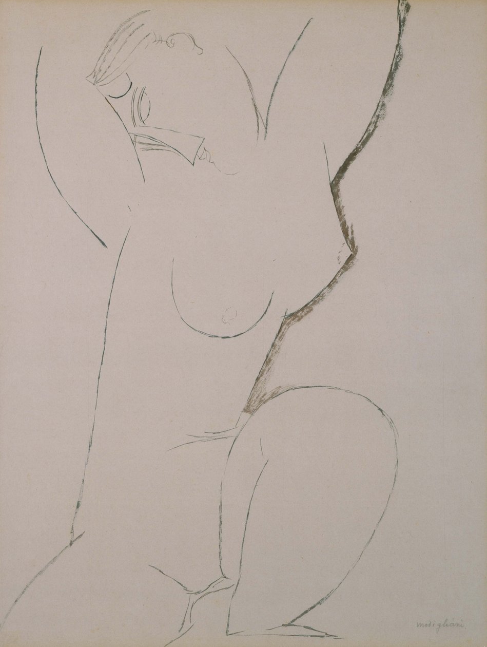 Caryatid av Amedeo Modigliani