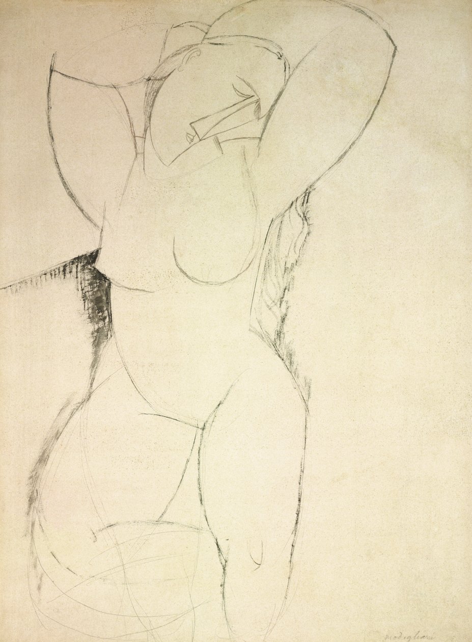 Caryatid, ca 1913-14 av Amedeo Modigliani
