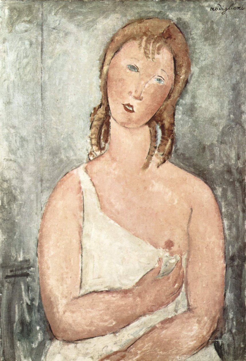 Mädchen  av Amedeo Modigliani