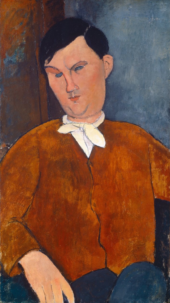 Monsieur Deleu  av Amedeo Modigliani