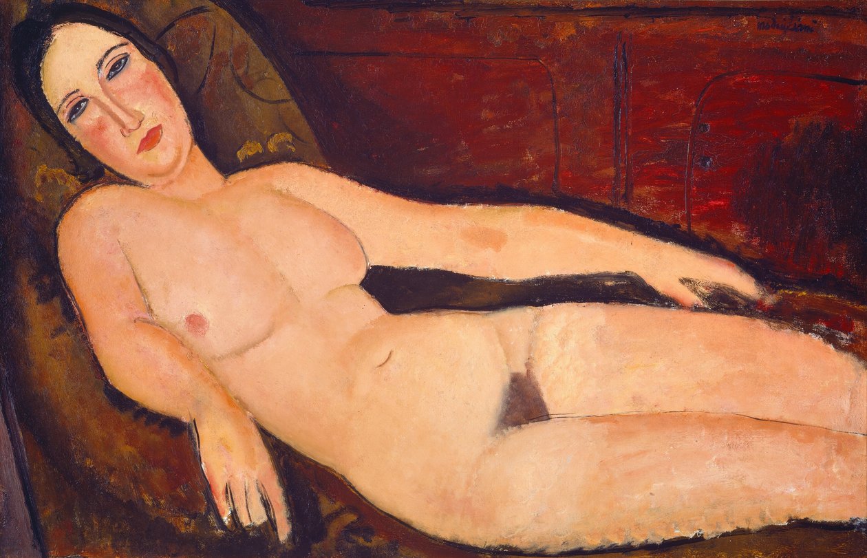 Nude on a Divan  av Amedeo Modigliani