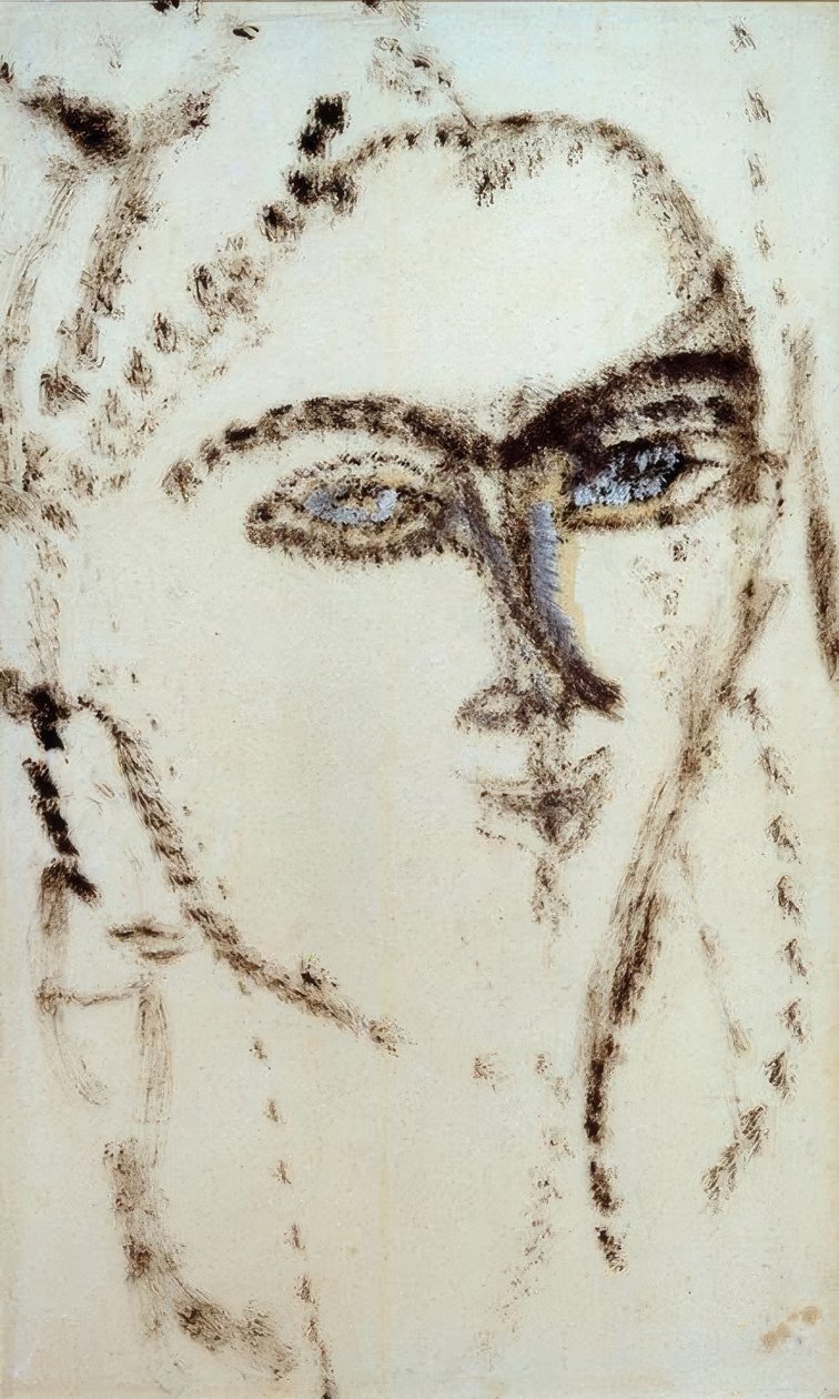 Porträtt av en kvinna (Kiki (?)) av Amedeo Modigliani