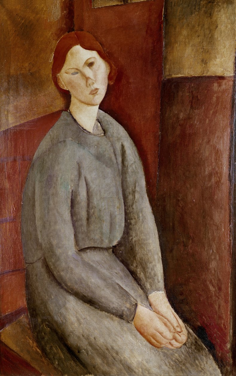 Porträtt av Annie Bjarne, 1919 av Amedeo Modigliani
