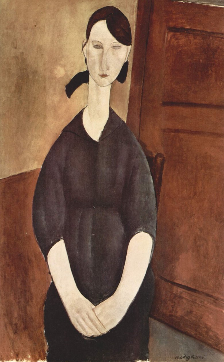 Portrait of Paulette Jourdain av Amedeo Modigliani