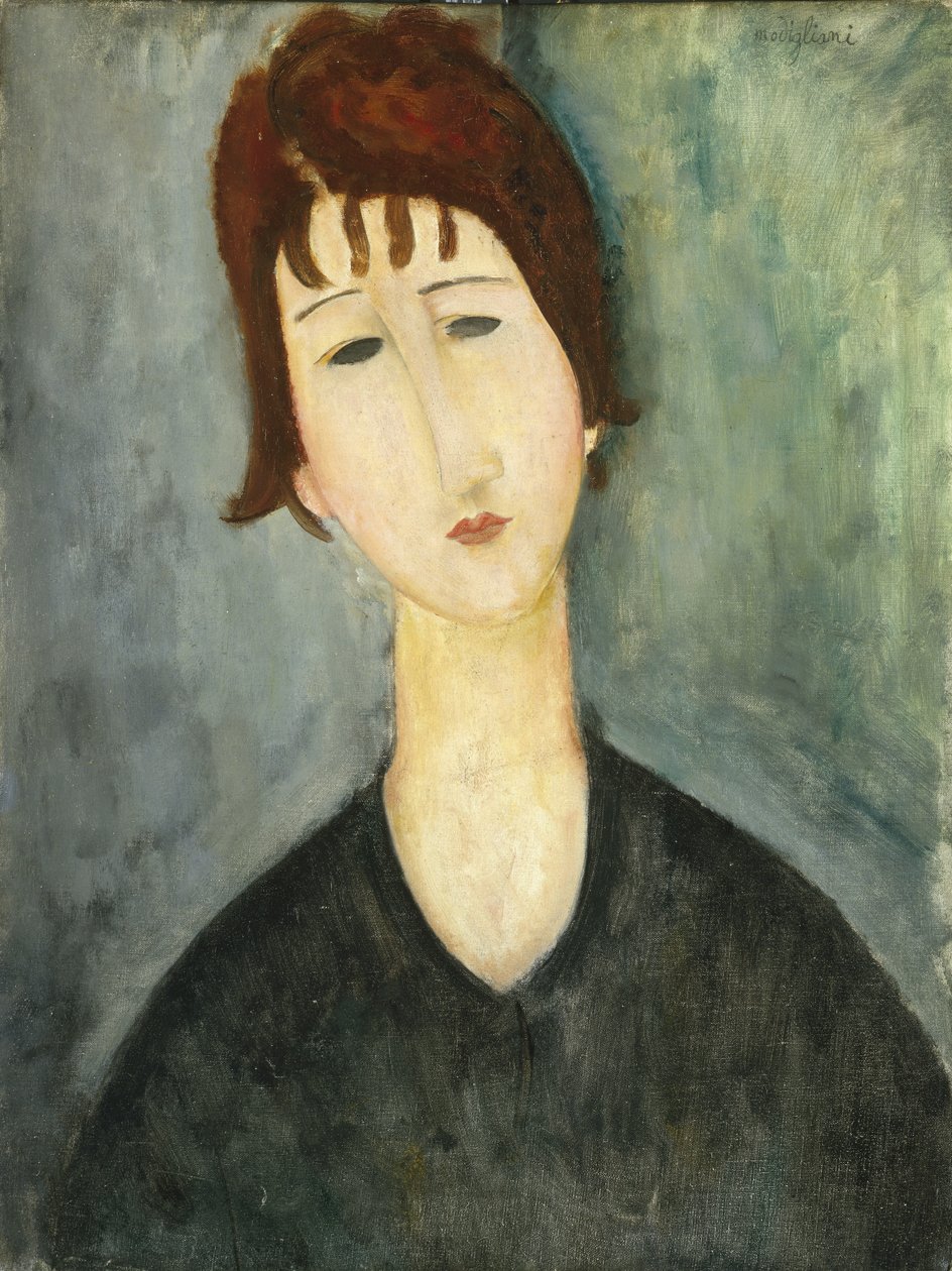 En kvinna, 1917-20 av Amedeo Modigliani