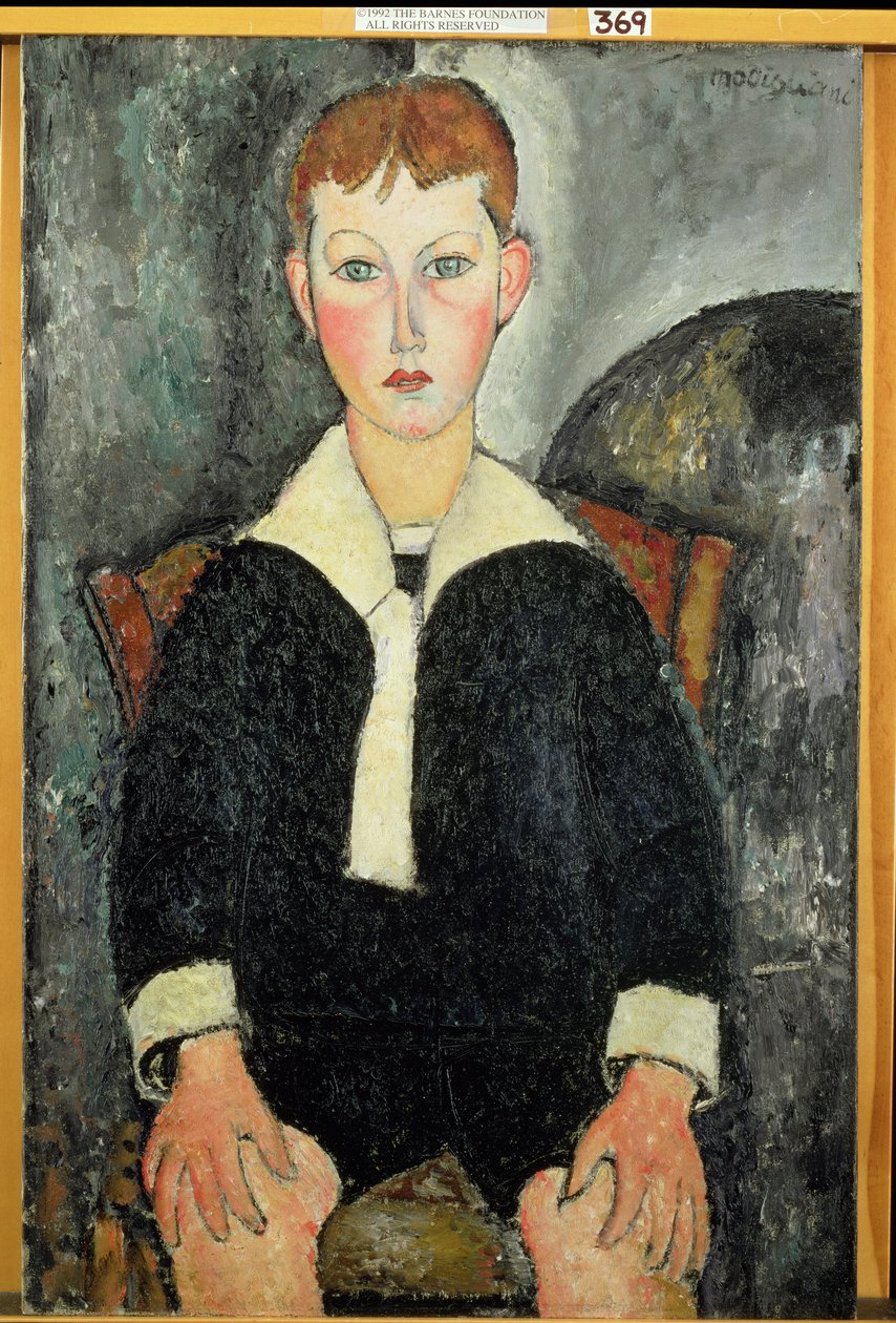 Pojke i sjömanskostym av Amedeo Modigliani