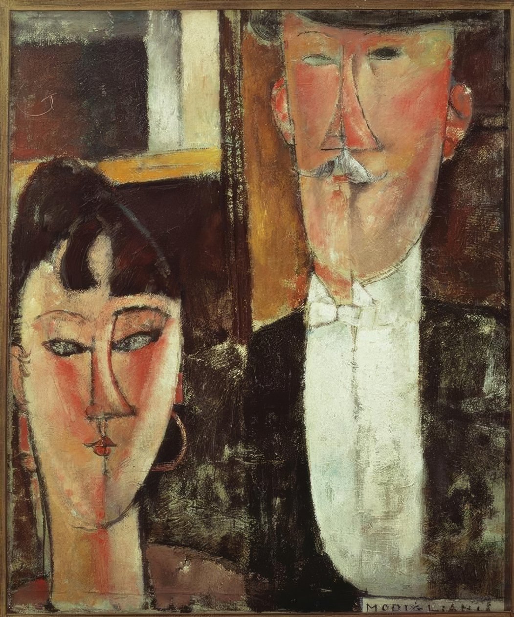 brud och brudgum av Amedeo Modigliani