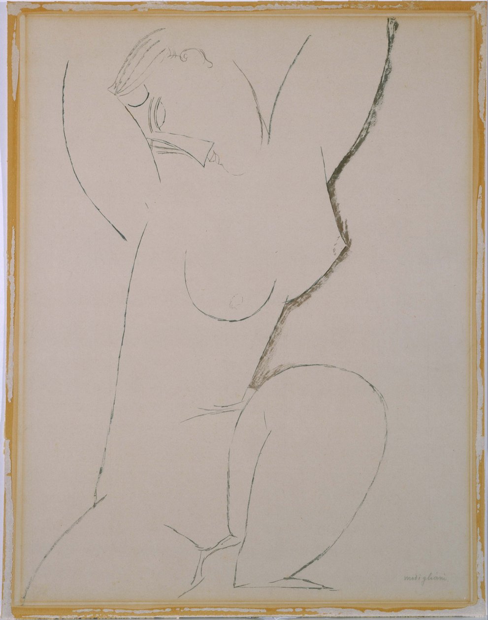 Caryatid av Amedeo Modigliani