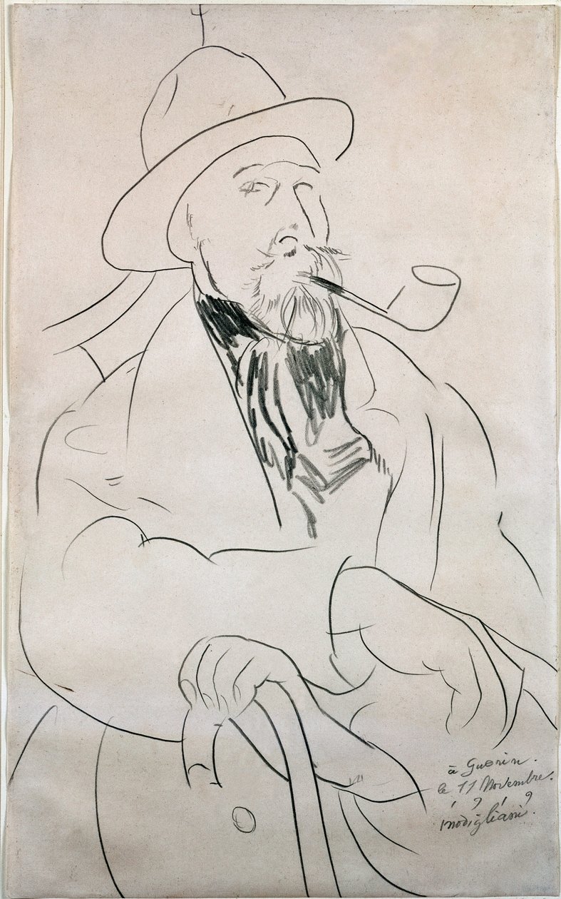 Charles Guerin. Porträtt av Charles Guerin av Amedeo Modigliani