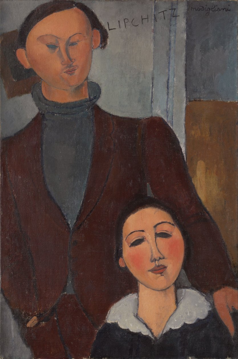 Jacques och Berthe Lipchitz av Amedeo Modigliani