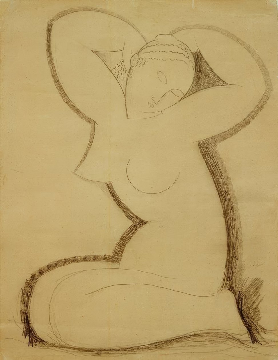 arbetsschema av Amedeo Modigliani