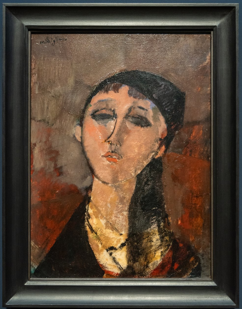 Huvud av en flicka (Louise) av Amedeo Modigliani