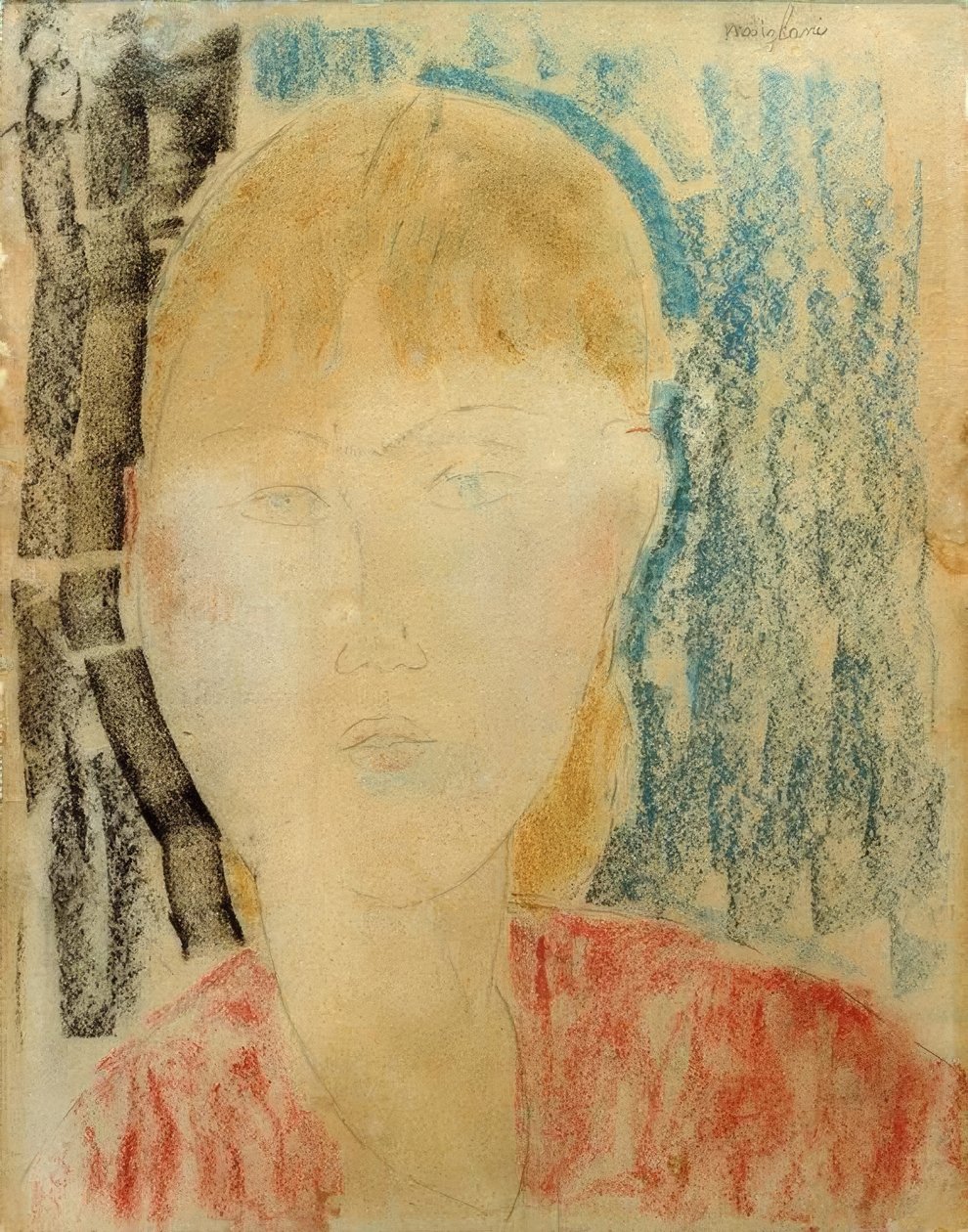 Det rosa livstycket av Amedeo Modigliani
