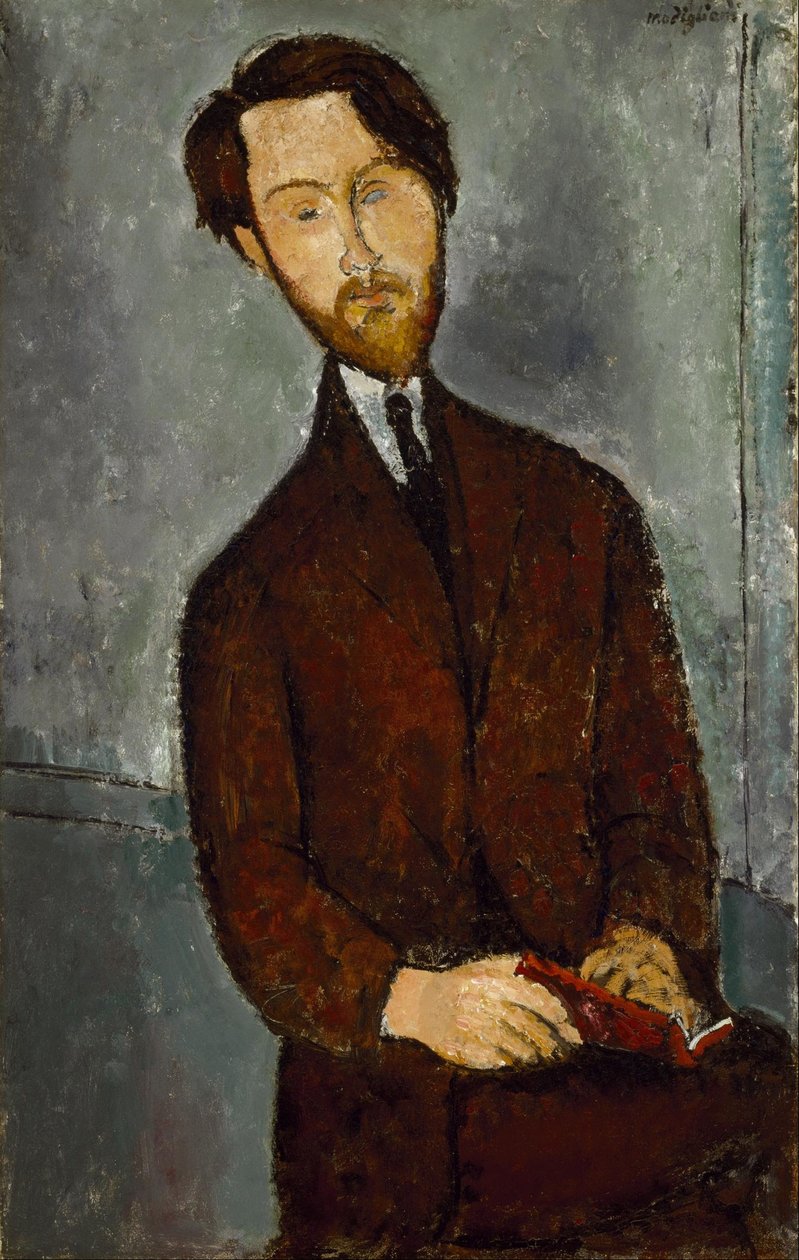 Léopold Zborowski av Amedeo Modigliani