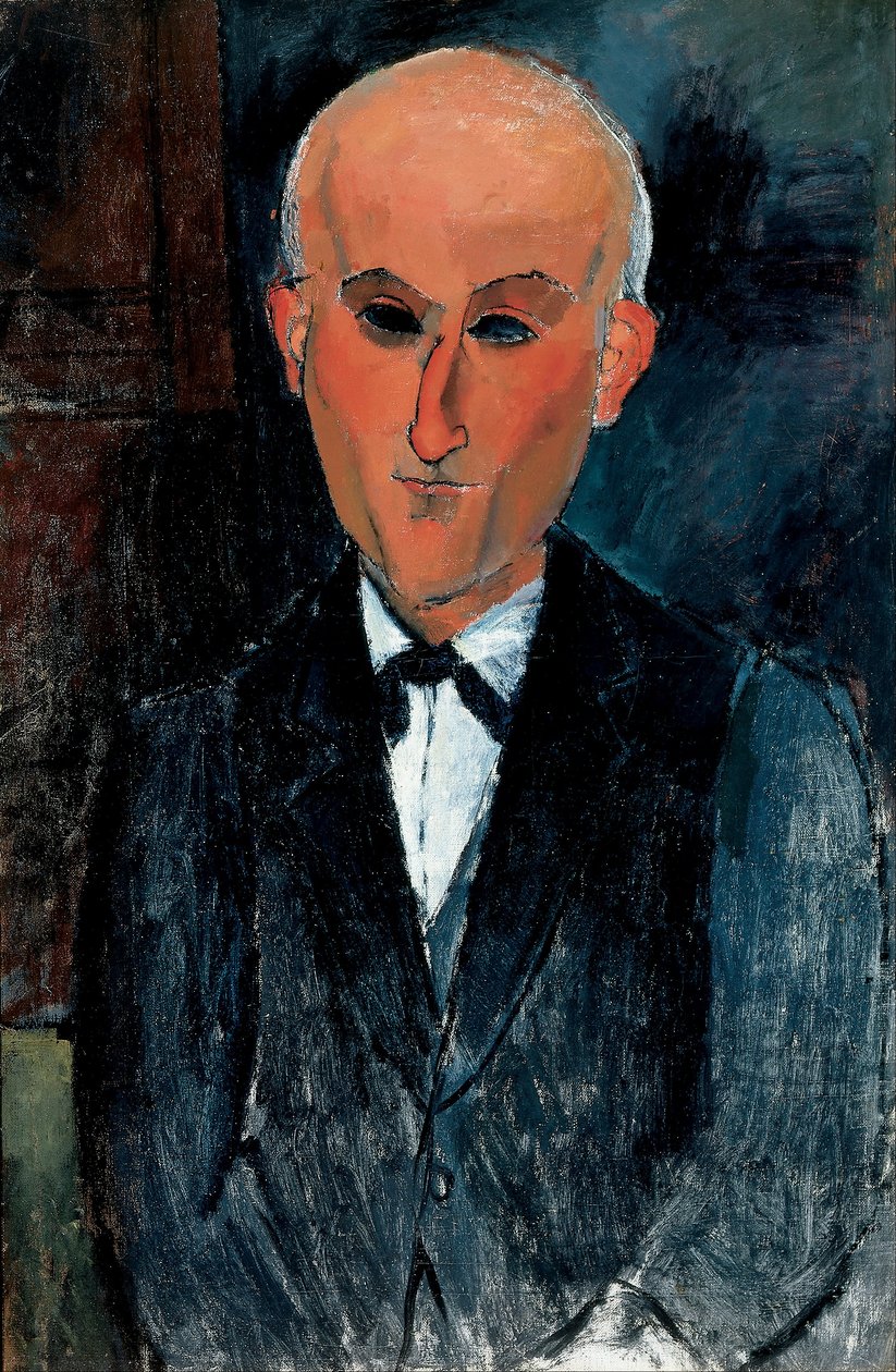 Max Jacob av Amedeo Modigliani