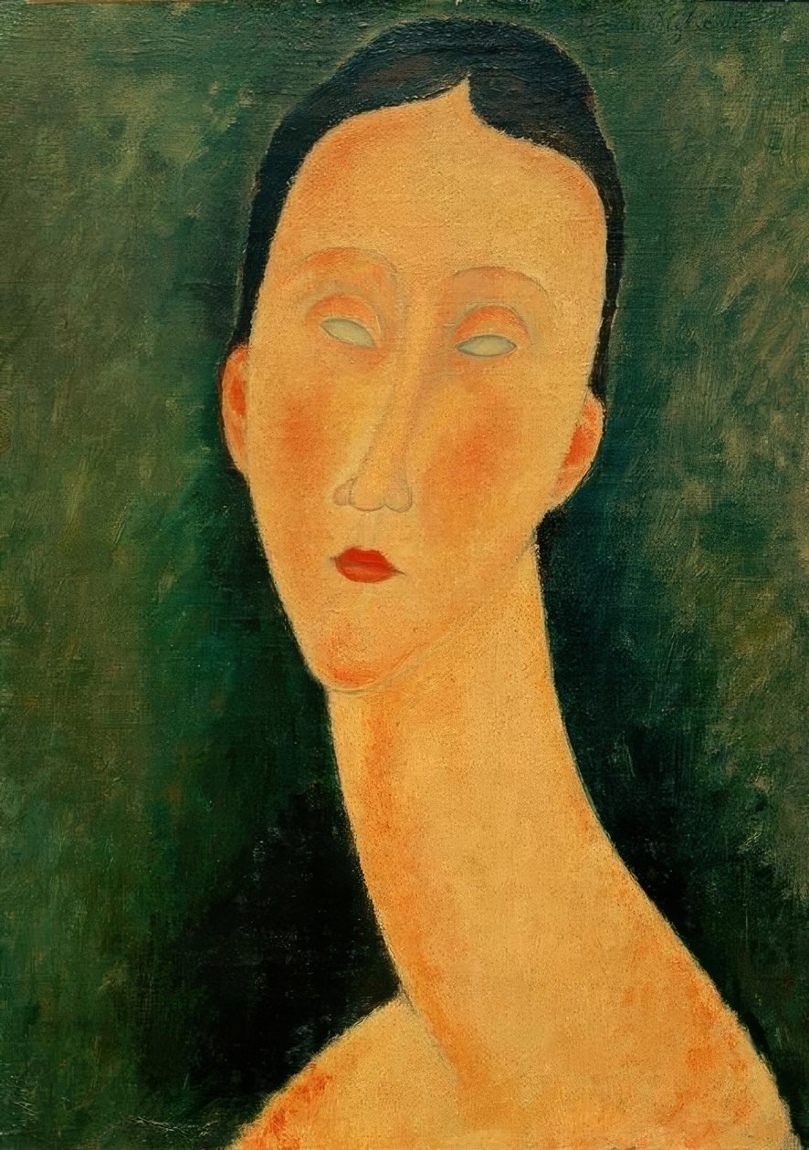 Porträtt av en kvinna (Lunia) av Amedeo Modigliani