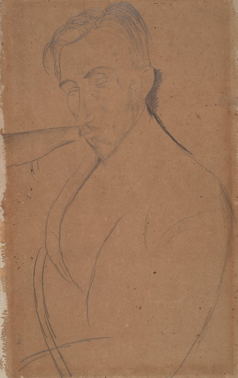 Porträtt av Donato Frisia av Amedeo Modigliani