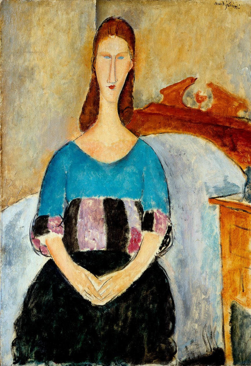 Porträtt av Jeanne Hébuterne, 1918 av Amedeo Modigliani