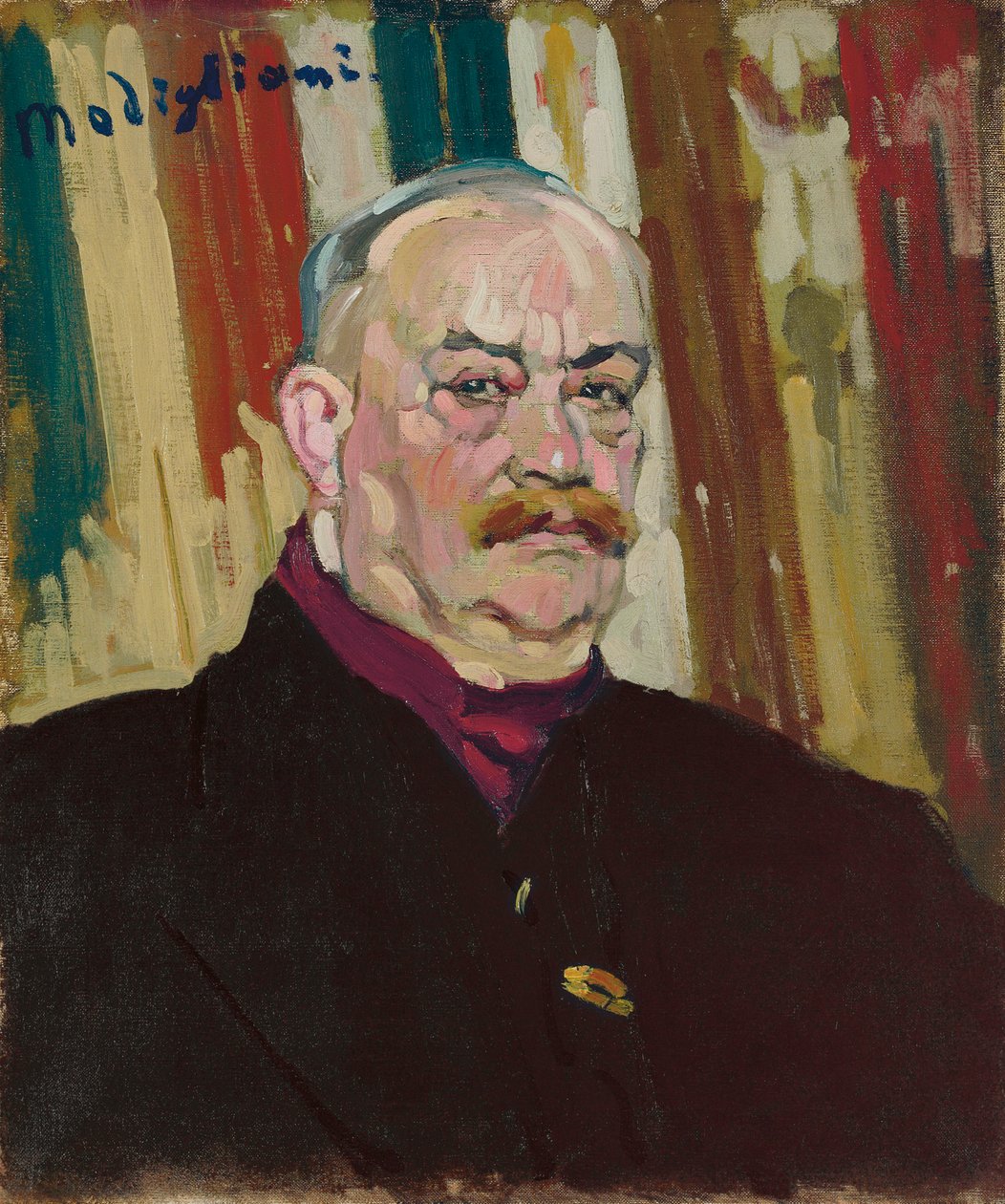 Porträtt av Joseph Levi, ca 1909 (olja på duk) av Amedeo Modigliani