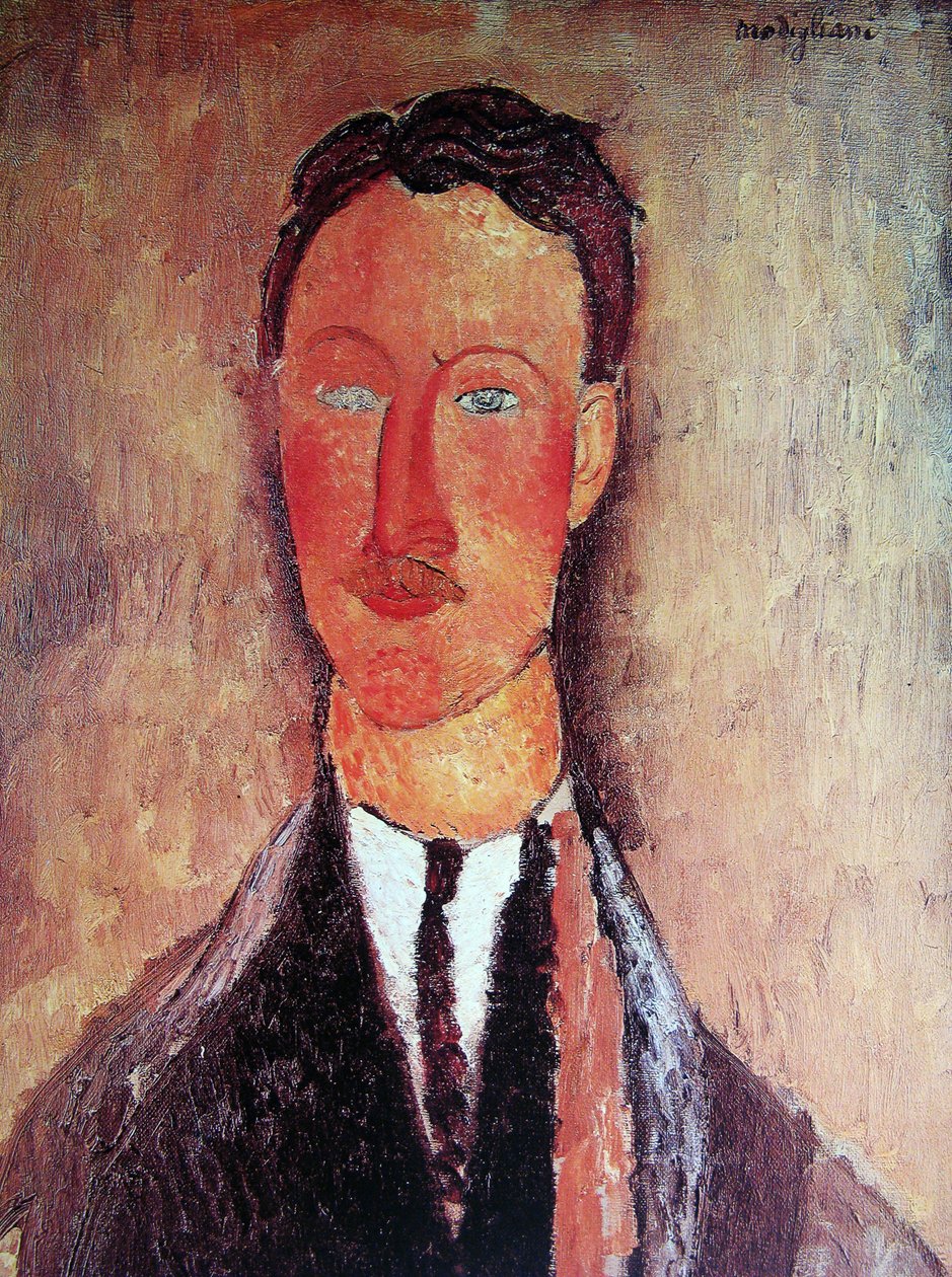 Porträtt av Léopold Survage 1879-1968, 1918 av Amedeo Modigliani