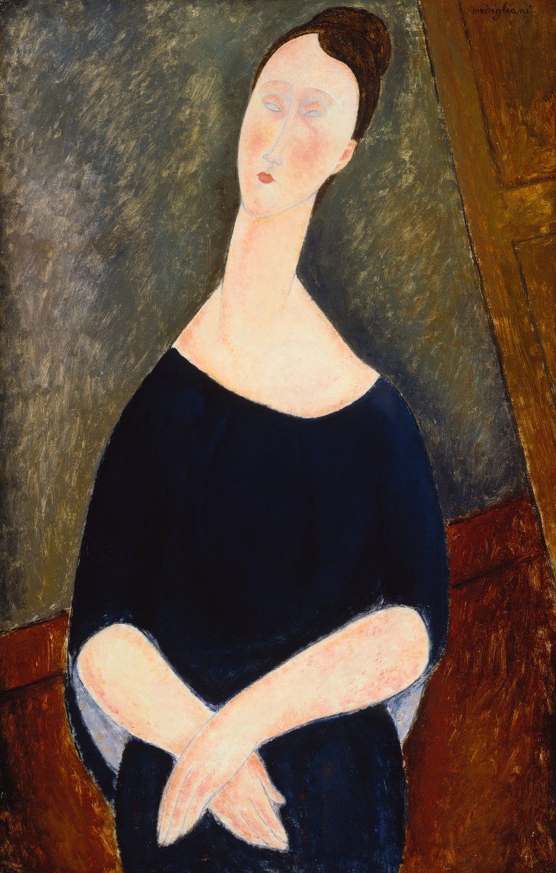 Porträtt av Lumia, ca 1918 (olja på duk) av Amedeo Modigliani