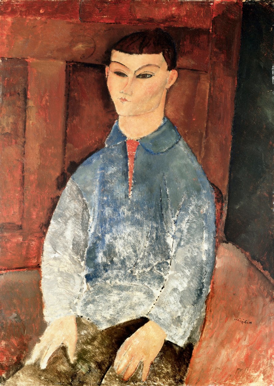 Porträtt av Moise Kisling Seduto av Amedeo Modigliani