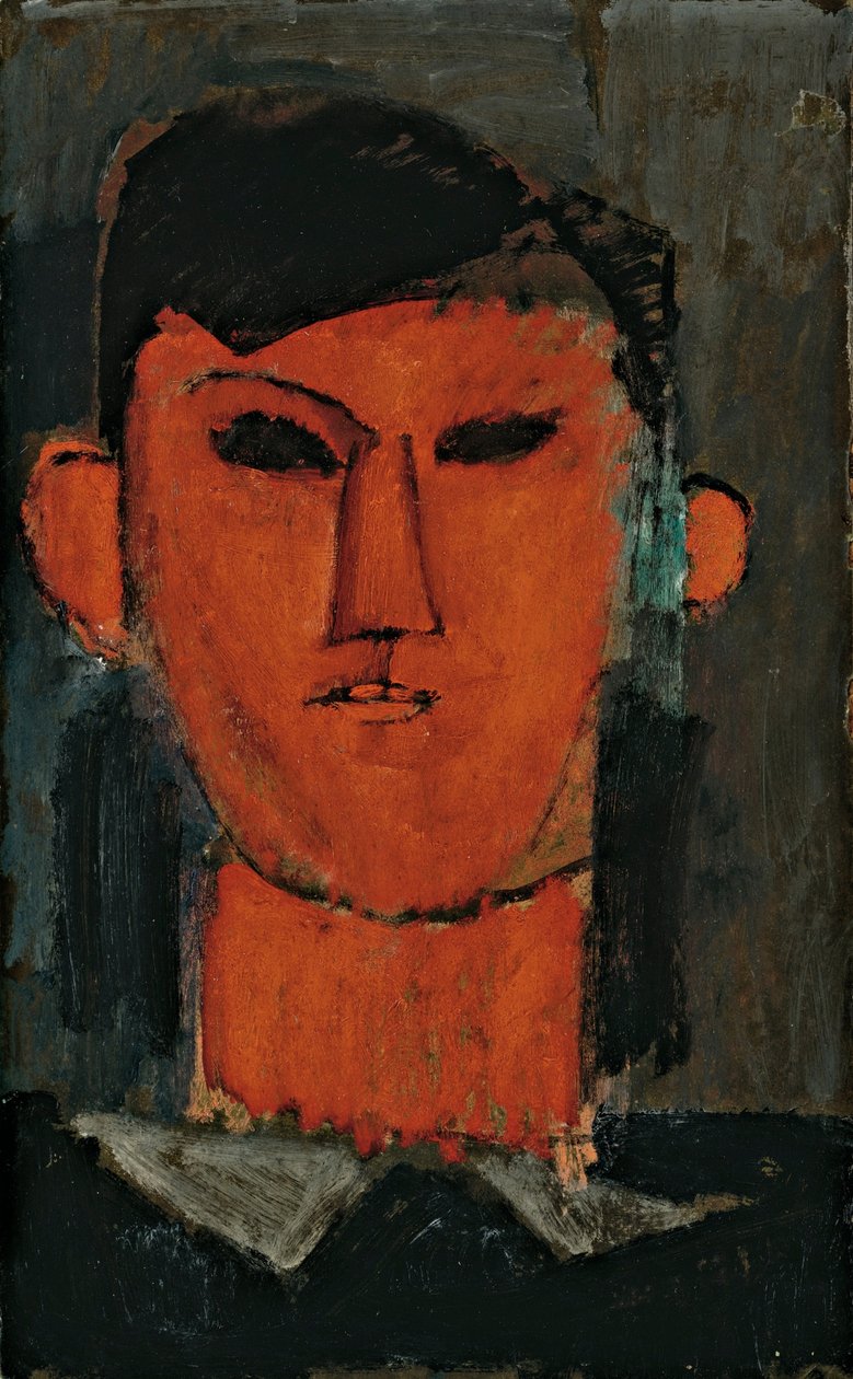 Porträtt av Pablo Picasso, ca. 1915. av Amedeo Modigliani