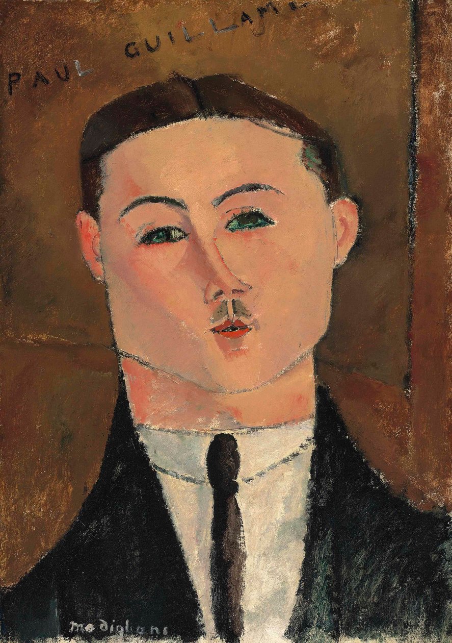 Porträtt av Paul Guillaume av Amedeo Modigliani