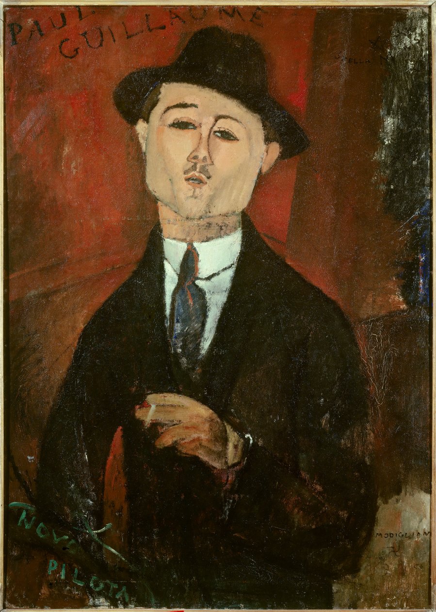 Porträtt av Paul Guillaume av Amedeo Modigliani