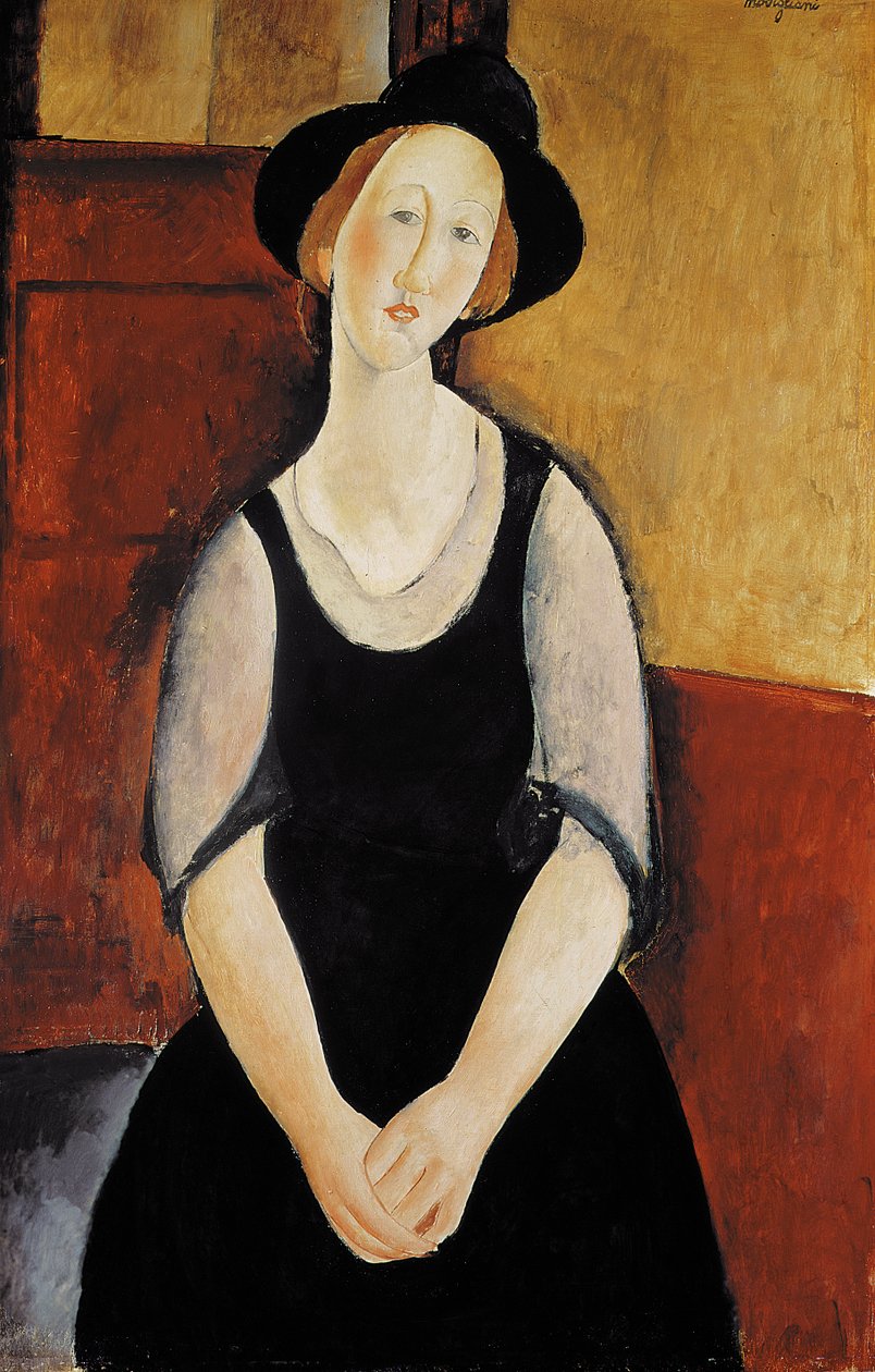 Porträtt av Thora Klinckowström av Amedeo Modigliani