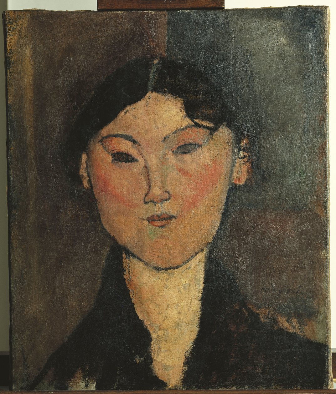 Porträtt av en kvinna av Amedeo Modigliani