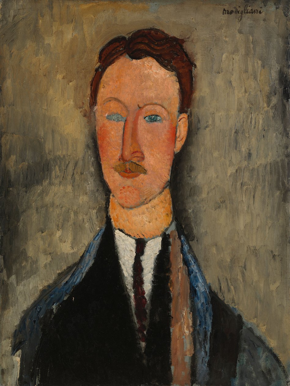 Porträtt av konstnären Léopold Survage av Amedeo Modigliani