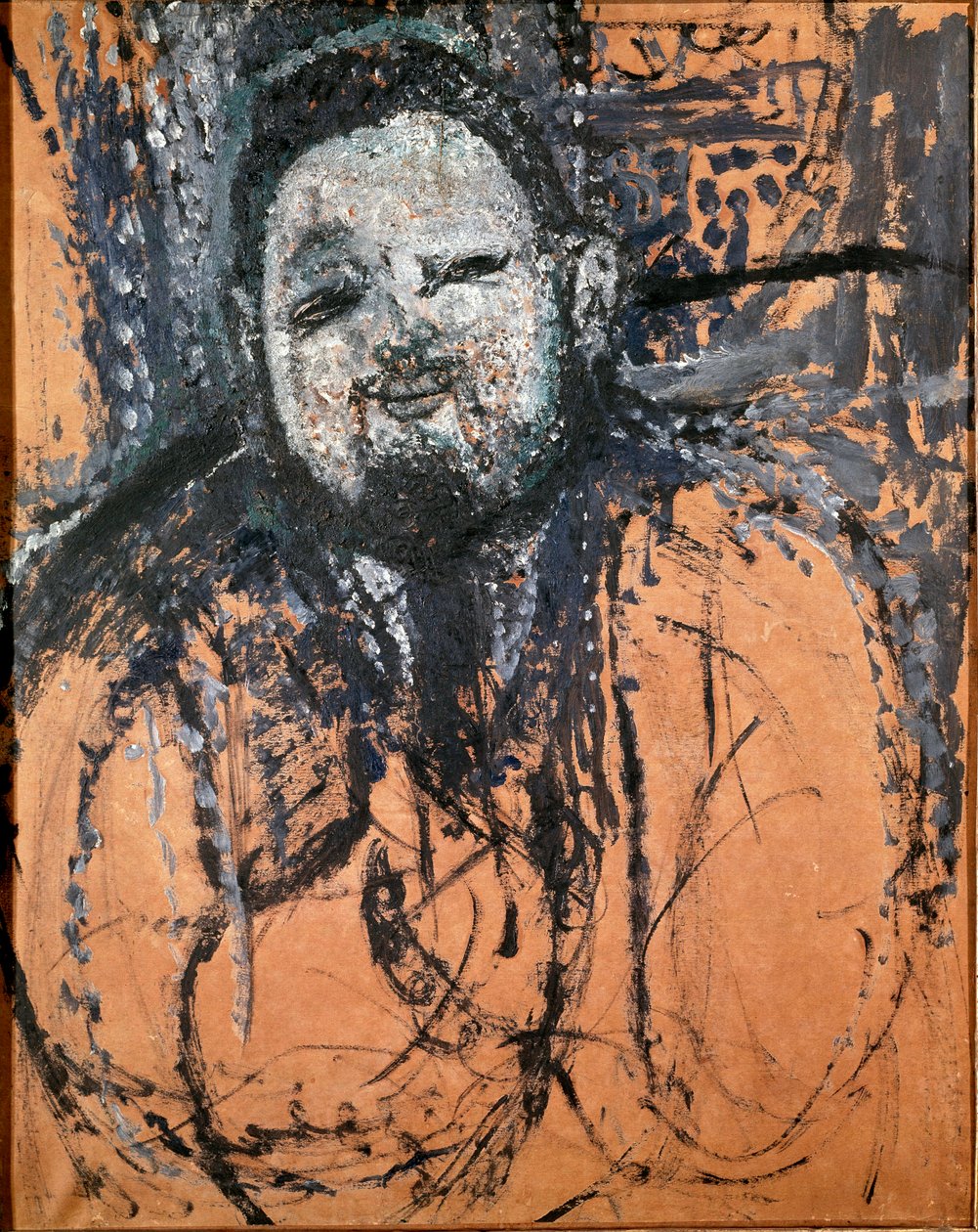 Porträtt av den mexikanske målaren Diego Rivera (1886-1956). Målning av Amedeo Modigliani (1884-1920). 1914-1 Brasilien Sao Paulo. São Paulo konstmuseum. av Amedeo Modigliani