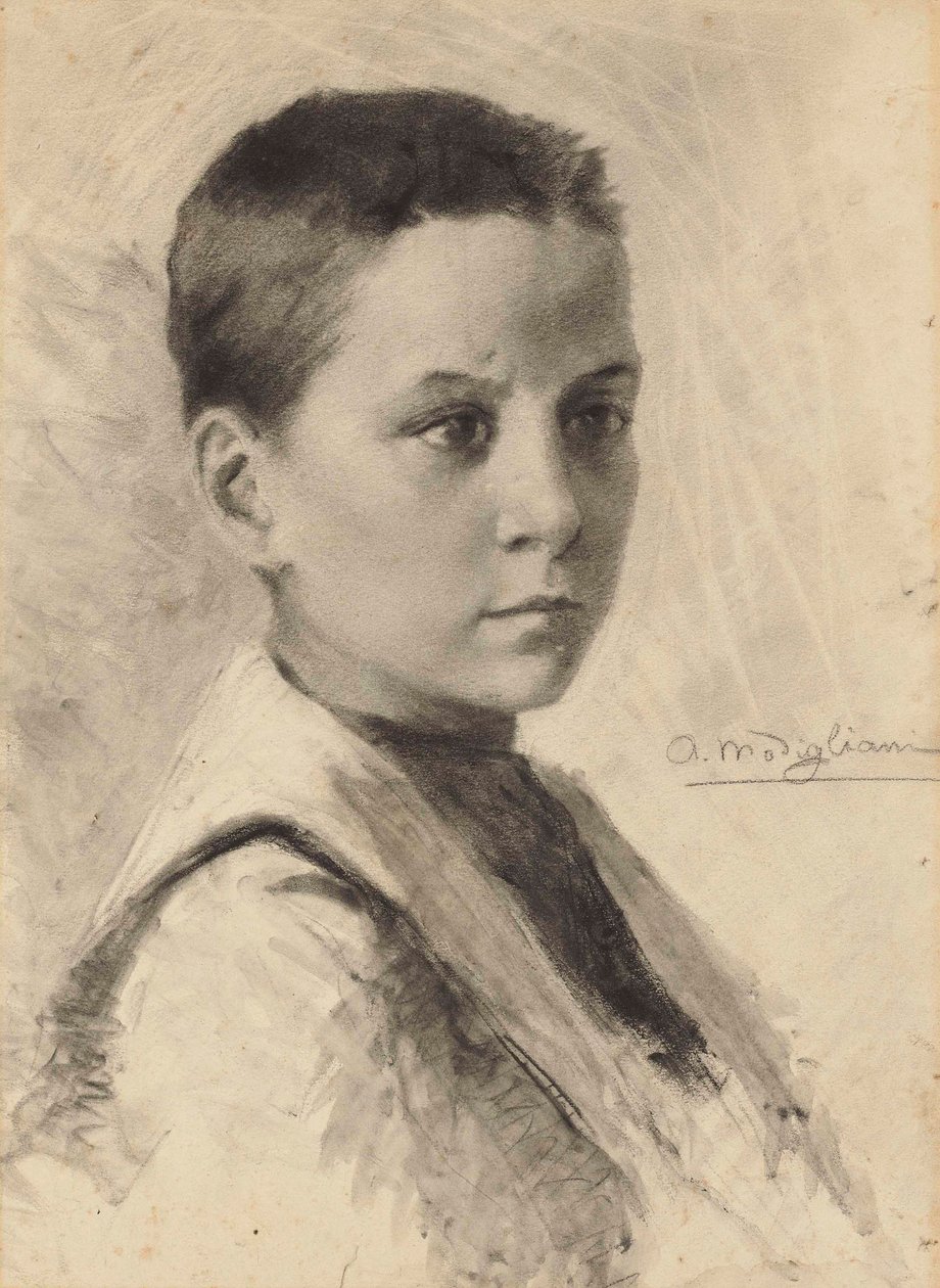 Självporträtt, 1899. av Amedeo Modigliani