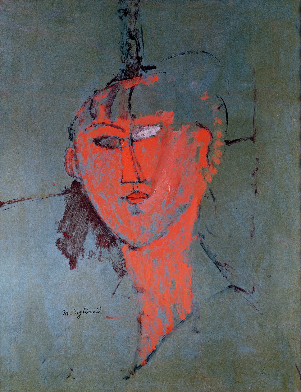 Det röda huvudet av Amedeo Modigliani