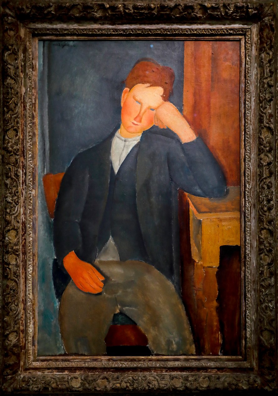 Den unge lärlingen, ca 1918-19 (olja på duk) av Amedeo Modigliani