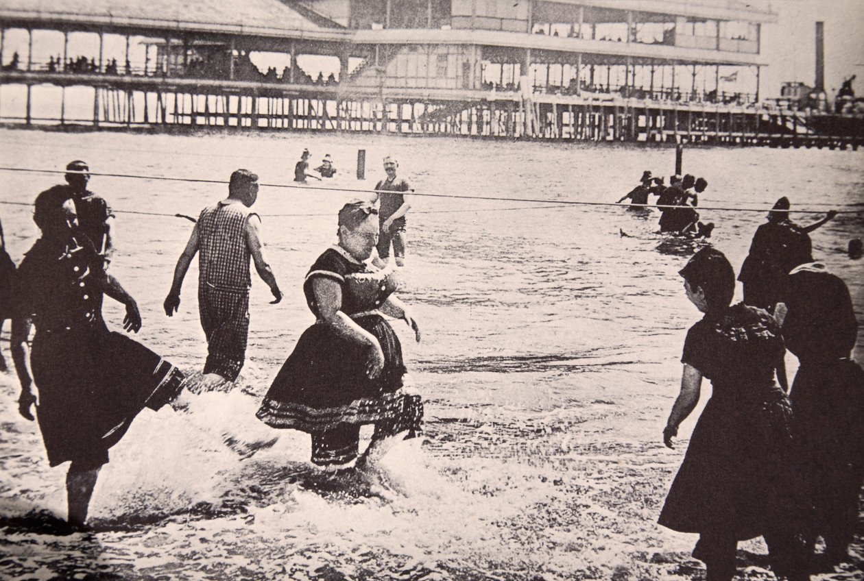 En amerikansk badort, ca 1890 av American Photographer