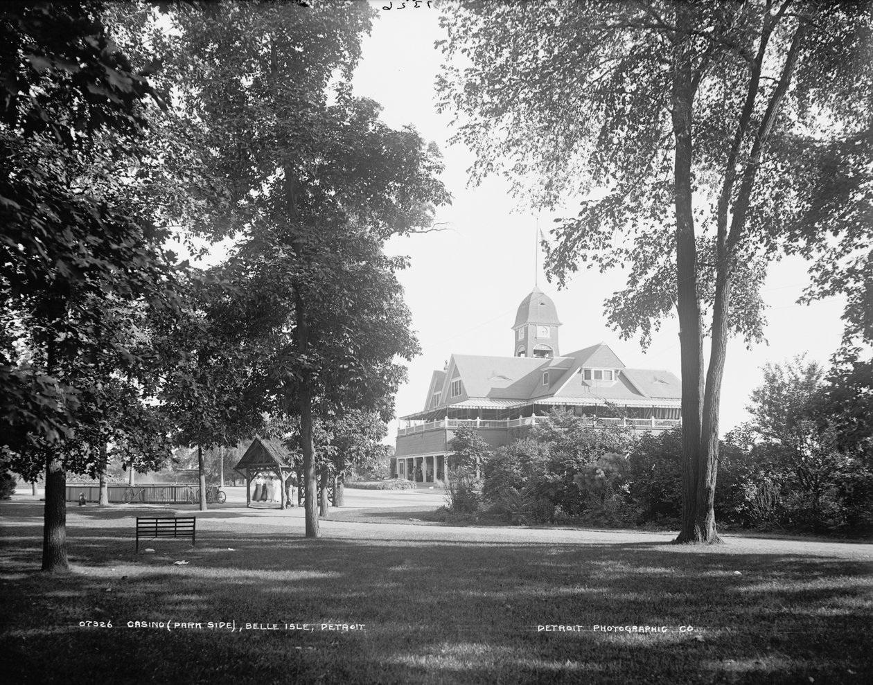 Kasino (parksidan), Belle Isle, Detroit, 1884-89 av American Photographer