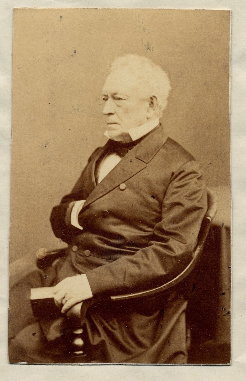 Edward Everett (1794-1865), amerikansk politiker, USA:s 20:e utrikesminister (albumfoto) av American Photographer