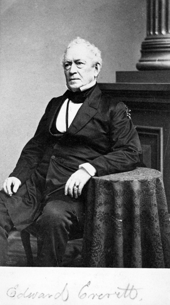 Edward Everett, ca 1860-65 av American Photographer