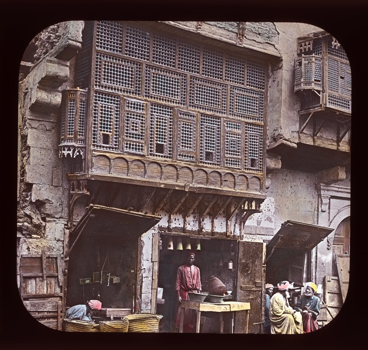 Egypten - Arabiskt fönster och inhemsk basar, Kairo (lanternrutschbana) av American Photographer