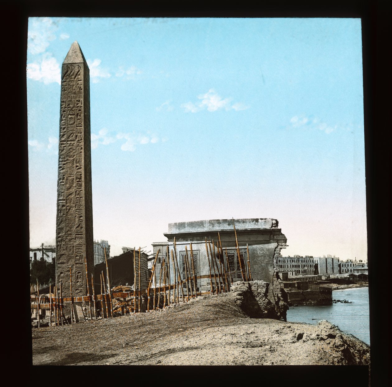 Egypten - Cleopatras Needle, Alexandria (lanternrutschbana) av American Photographer
