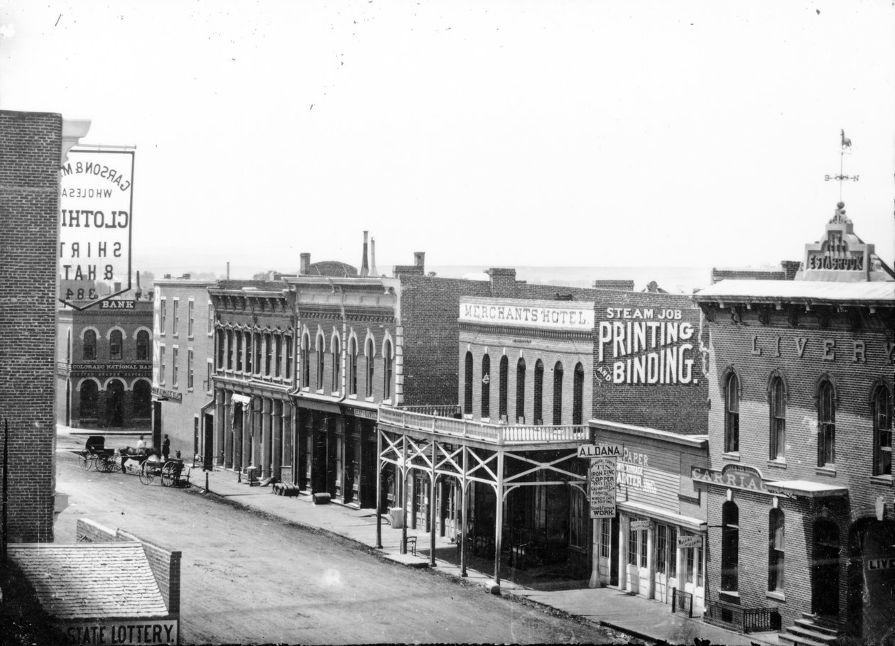 Femtonde gatan ser till Blake, ca 1880-89 av American Photographer