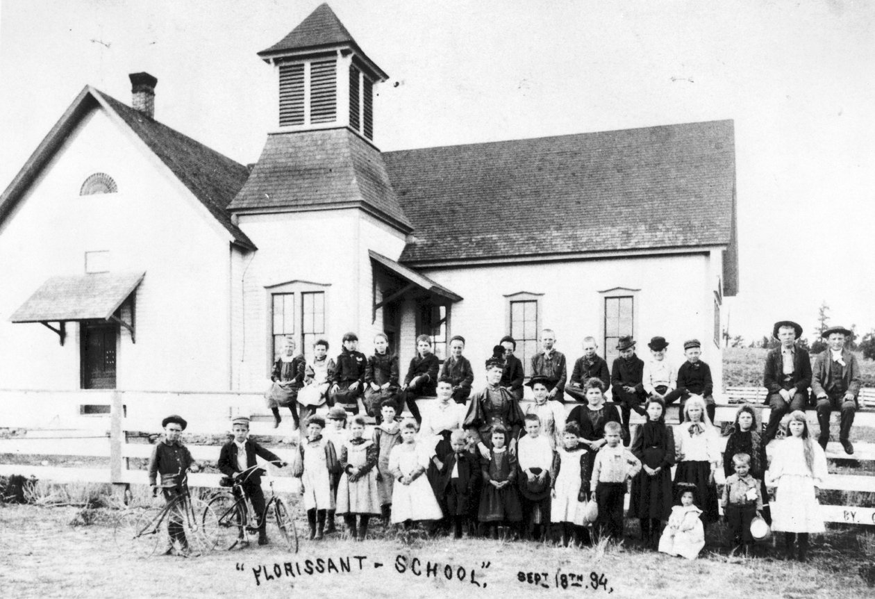 Florissantskolan, 1894 av American Photographer