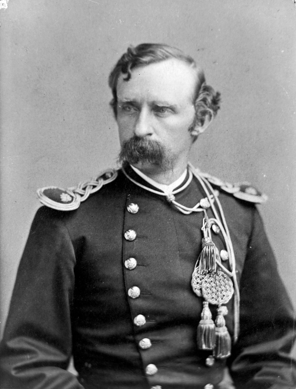 General George A. Custer, i uniform, byst av American Photographer